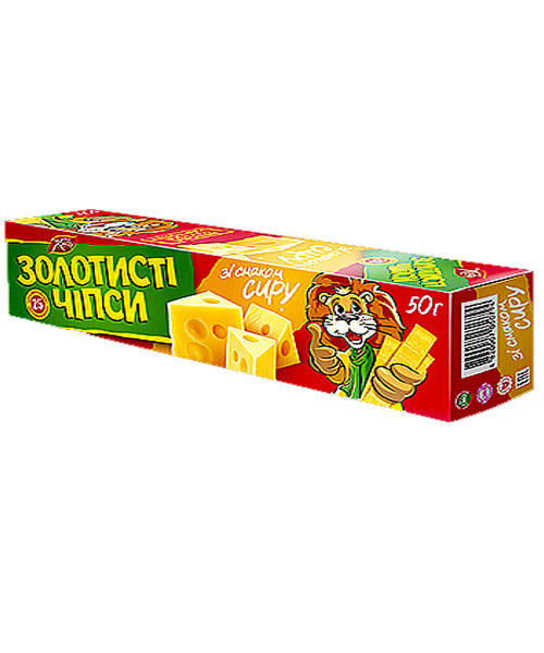 

Чипсы Жайвир Золотистые / Чіпси Жайвір Золотисті вкус сыра 50 г