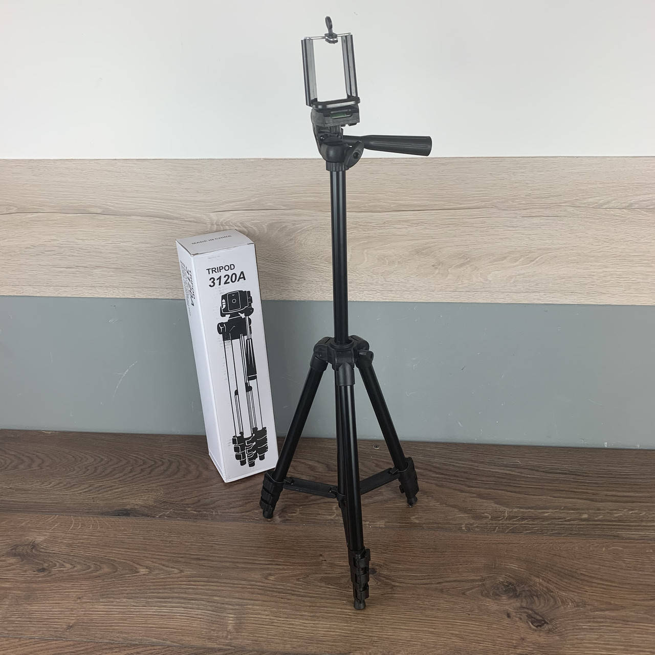 

Штатив трипод Tripod 3120 тренога для экшн камер, смартфонов, телефонов, видеокамер и фотоаппаратов, Черный
