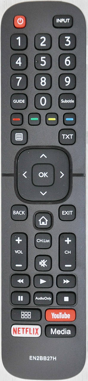 

Пульт для телевизора HISENSE EN2BB27H, Черный