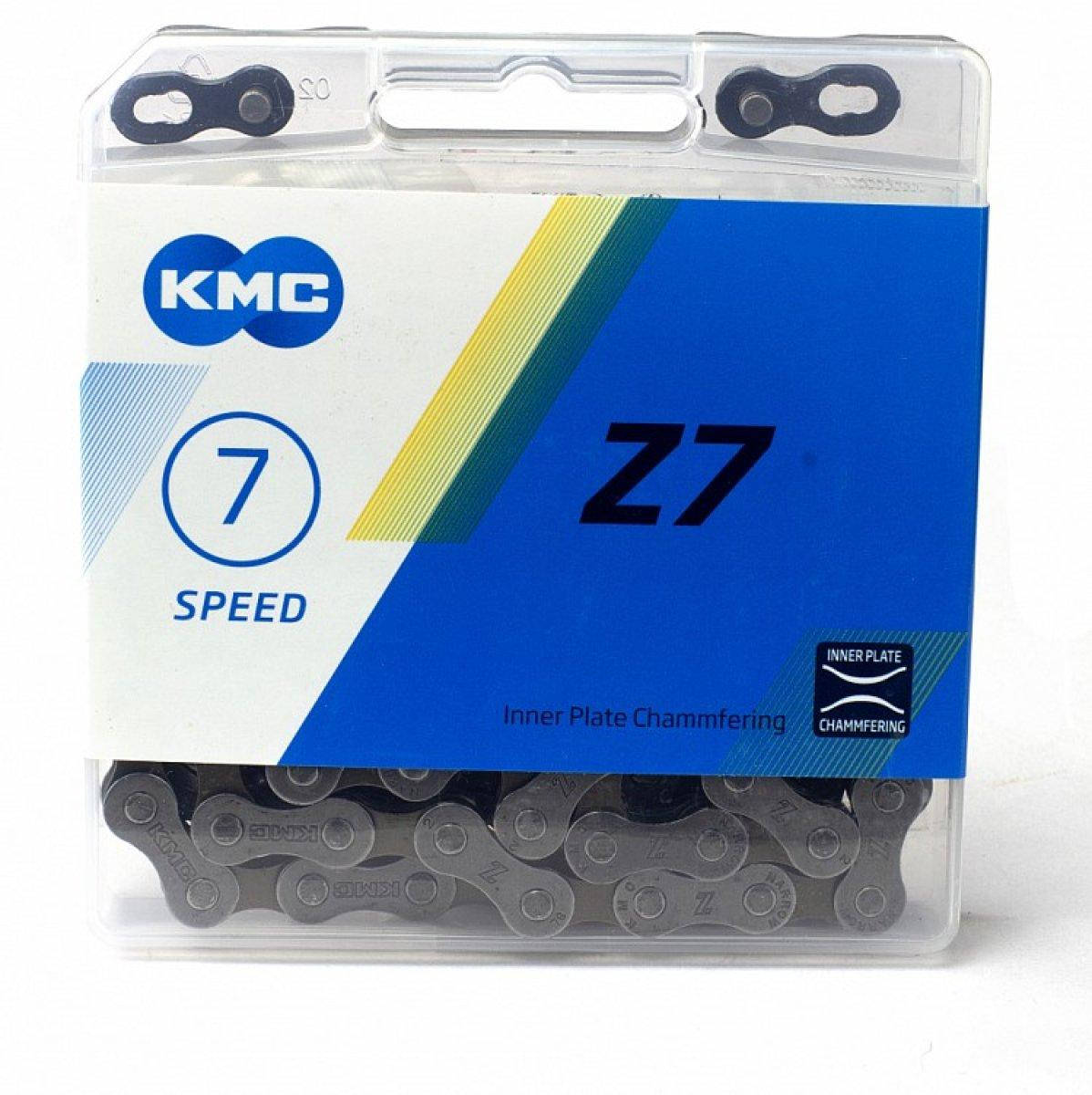 

Цепь KMC Z7 для горного/ скоростного велосипеда 116 звеньев серебро