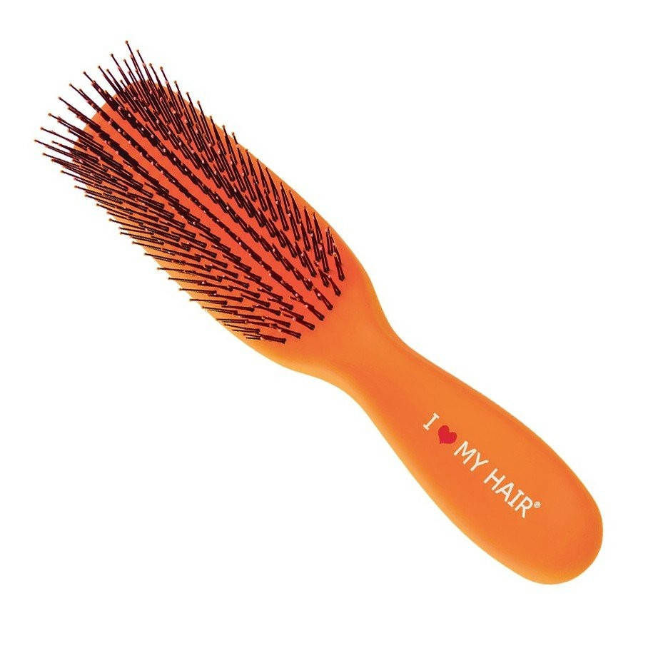 

I love my hair Парикмахерска Щетка для волос глянцевая, средняя 21 см Spider hairbrush - Orange medium Оранжев
