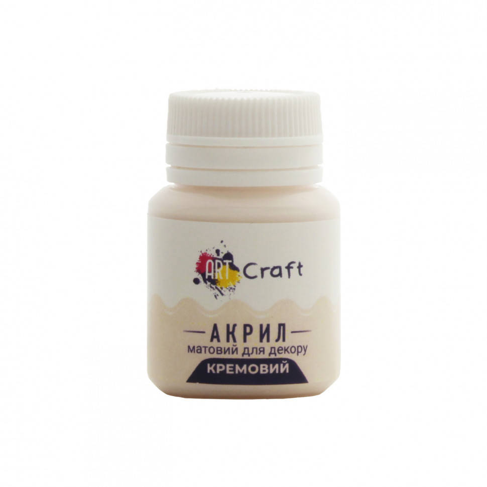 

Акриловая краска для декора Матовая Art Craft AP-4852 20 мл Кремовый