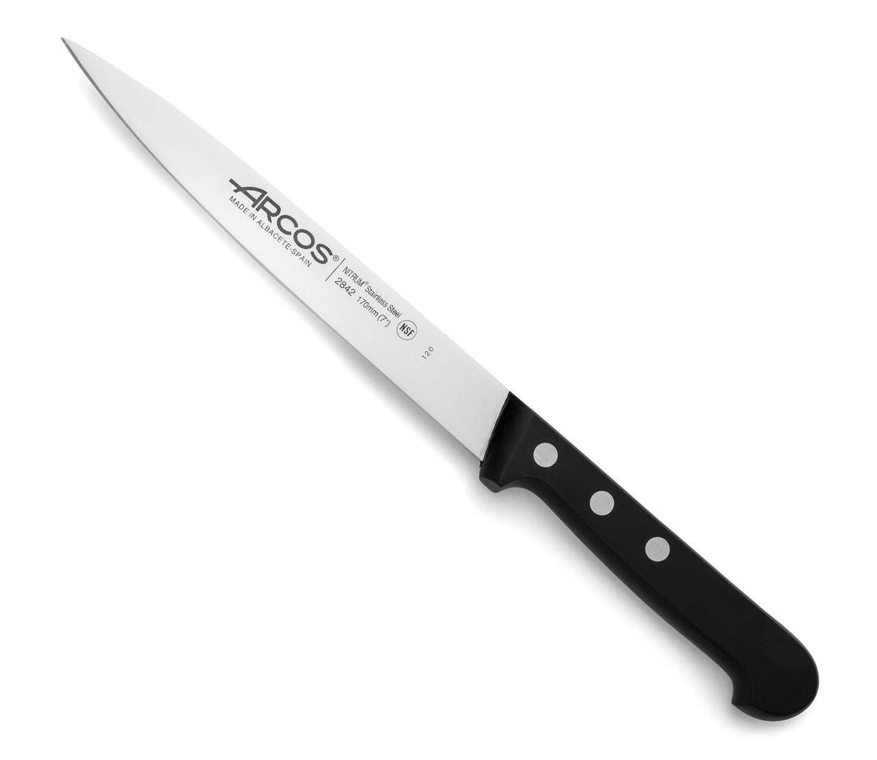 

Нож Arcos филейный 170 мм Universal 284204 CS, КОД: 7415334