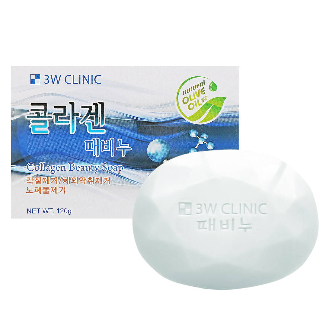 

Мыло с морским коллагеном 3W CLINIC Collagen Beauty Soap