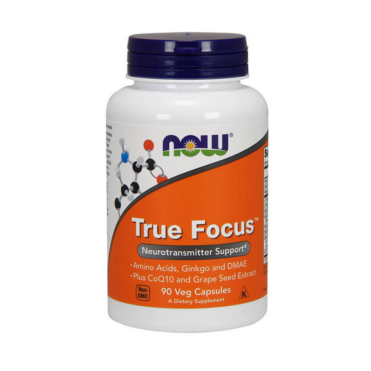

Ясность мышления и фокус внимания NOW True Focus 90 veg caps