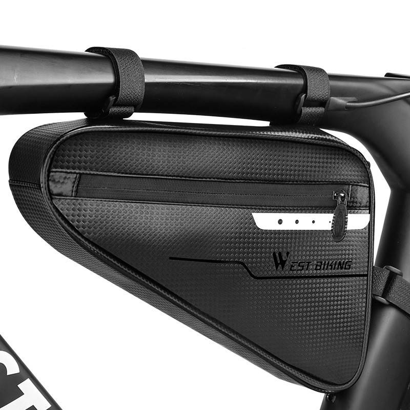 

Сумка для велосипеда под раму West Biking 0707220 4L Black треугольная