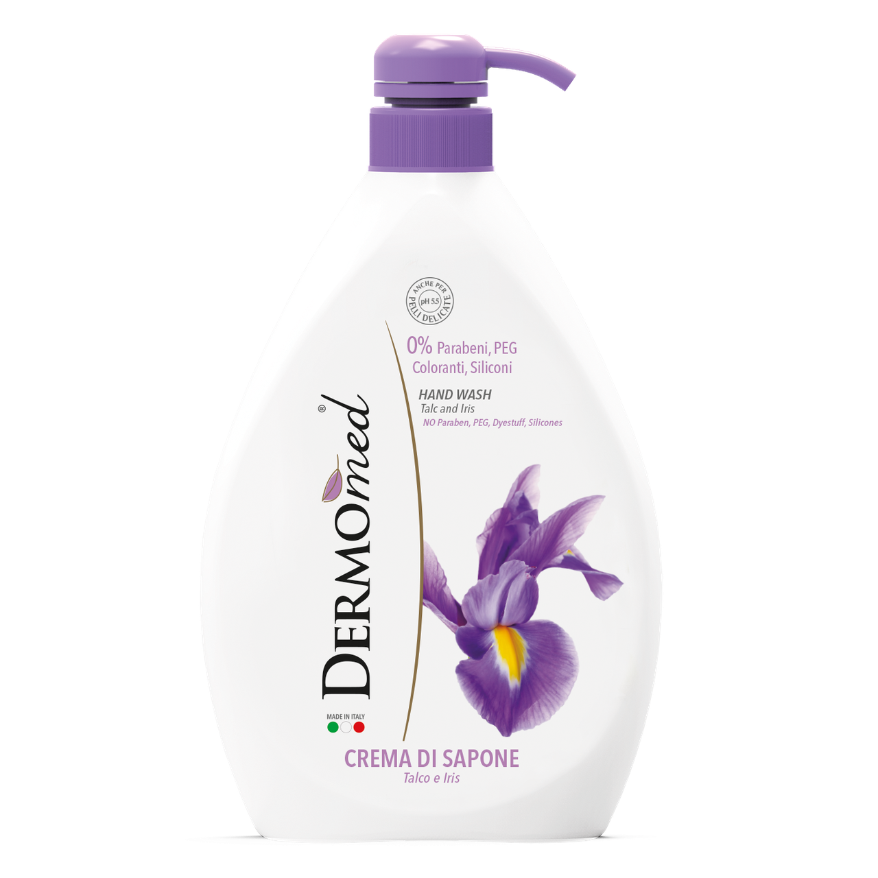 

Жидкое крем-мыло Тальк и Ирис Dermomed Crema di Sapone Talco e Iris 1000 мл