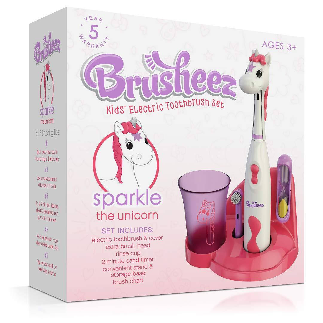 

Детская зубная электрическая щетка со сменной насадкой Единорог Brusheez Kid's Electric Toothbrush