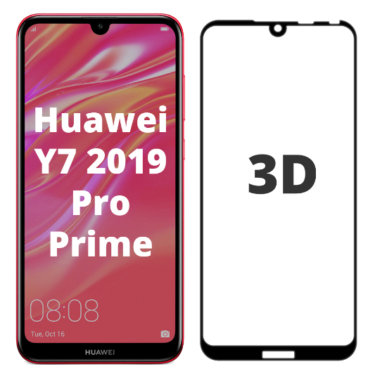 

Защитное 3D стекло для Huawei Y7 (2019) / Huawei Y7 Prime (2019) (хуавей ю7)