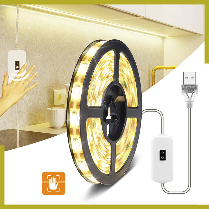 

Светодиодная лента с датчиком движения 5 м - USB / Светодиодная подсветка кухни