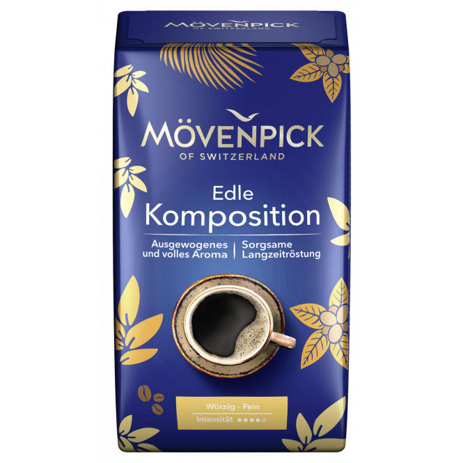 

Кава Movenpick Edle Komposition, 100% Арабика, 500 г., мелена
