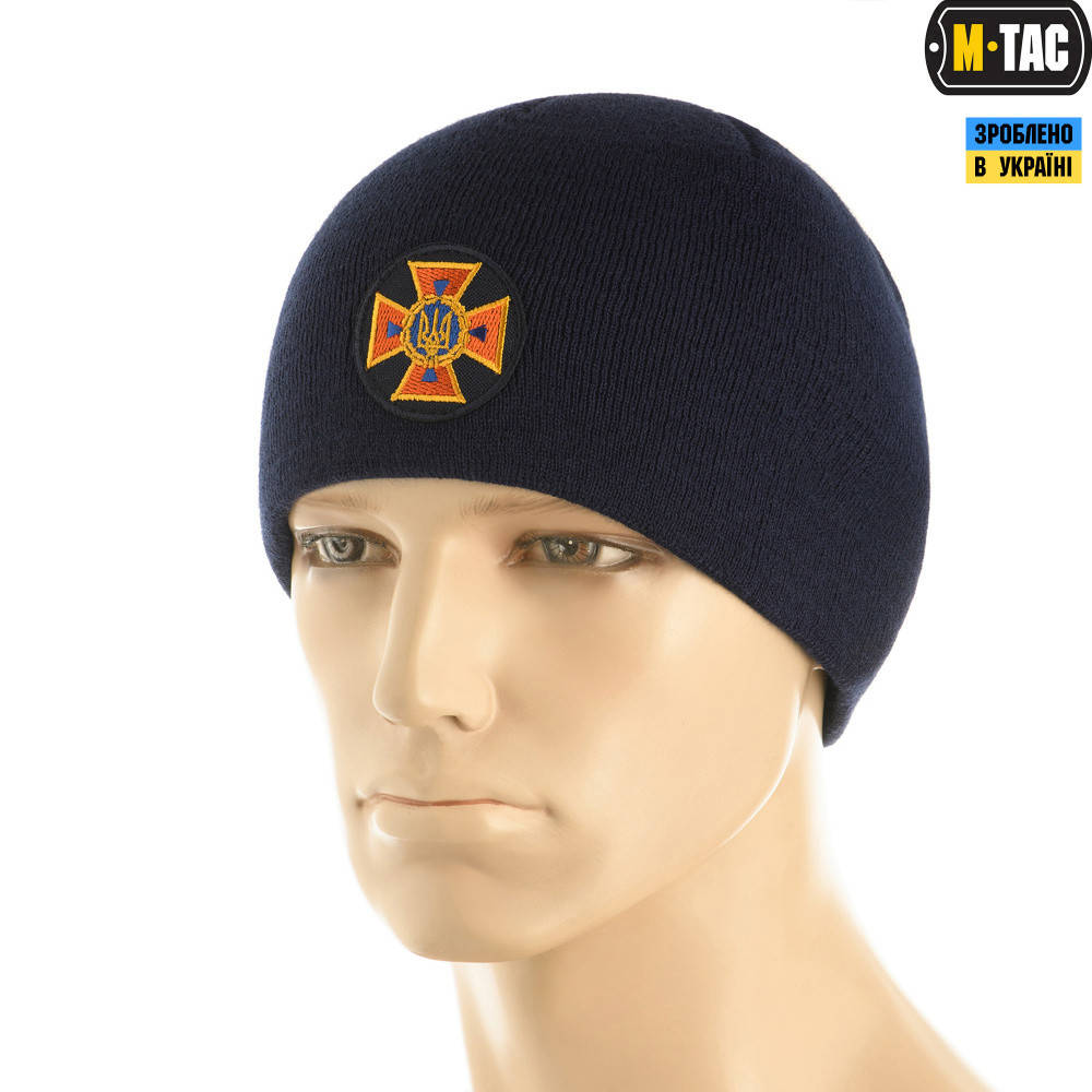 

Шапка ДСНС тонкая вязка 100% акрил M-Tac Dark Navy Blue S/M, Синий