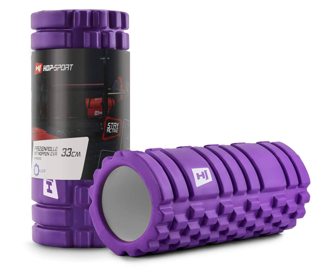 

Роликовый массажер Hop-Sport EVA 33 см HS-A033YG фиолетовый