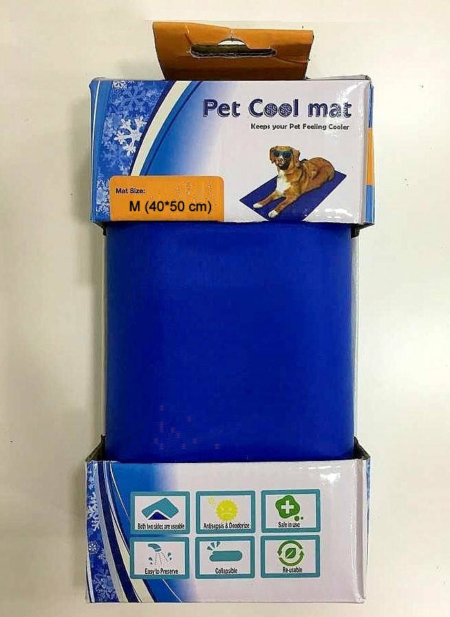 

Охлаждающий коврик-лежак для кошек и собак «Pet cool mat» (40*50 см)