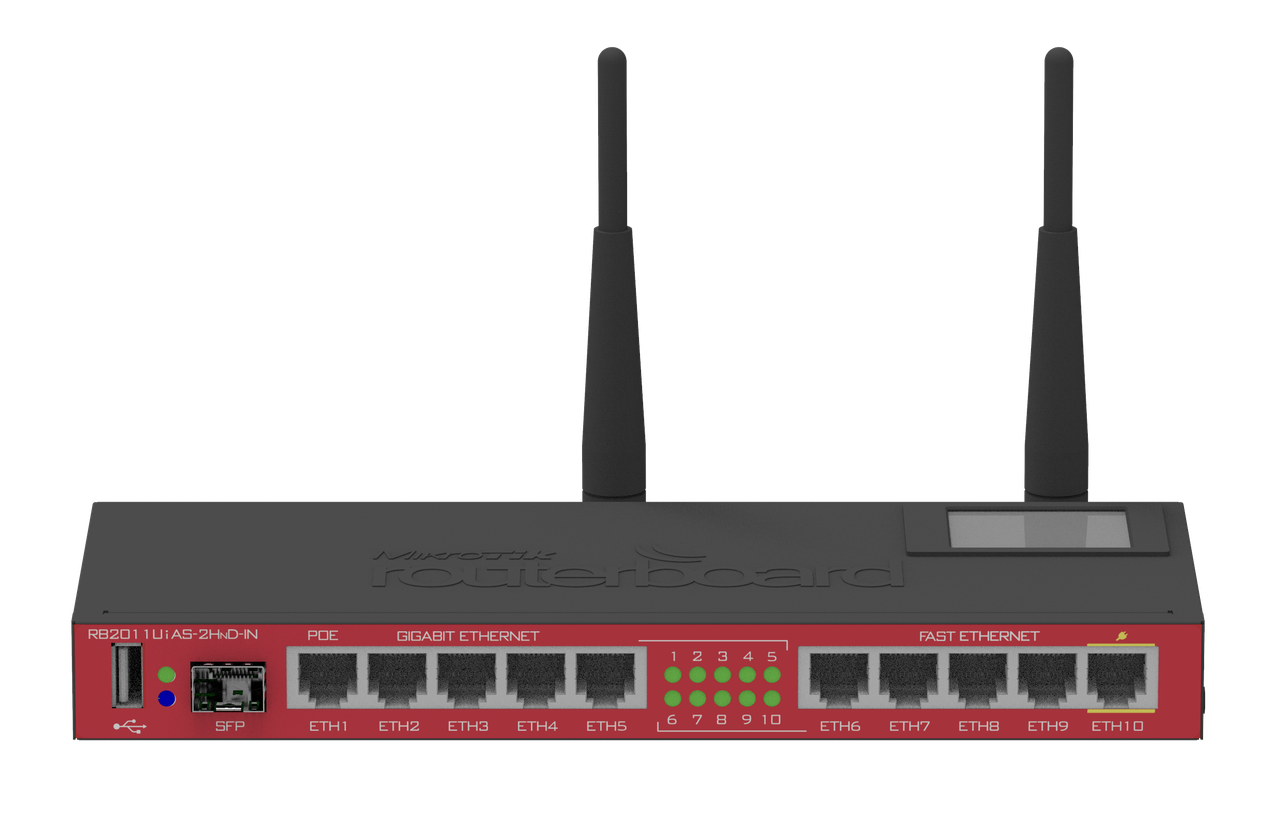 

Маршрутизатор MikroTik RB2011UiAS-2HnD-IN