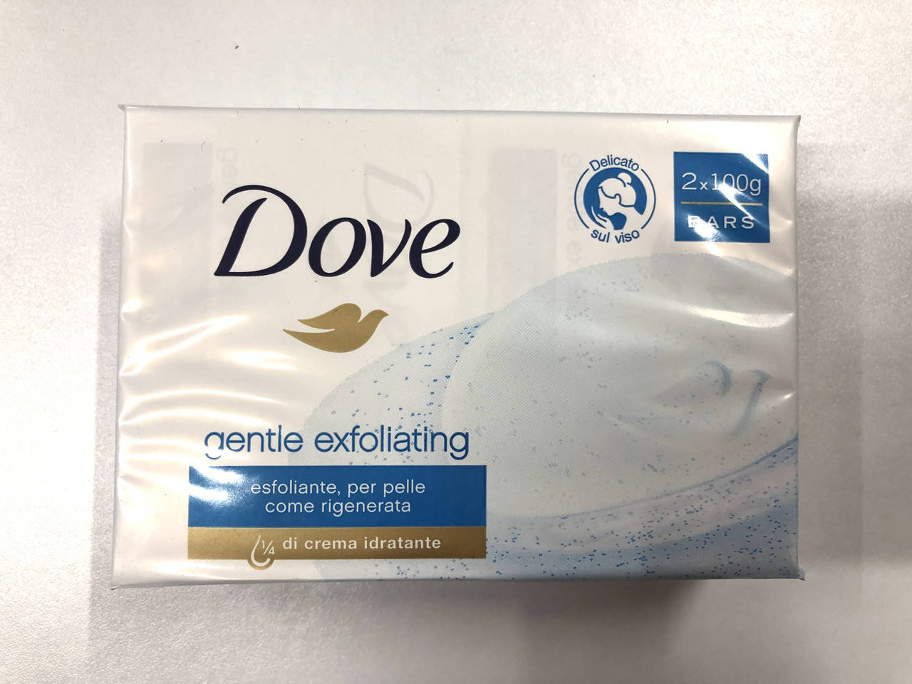 

Dove крем-мыло Нежное отшелушивание, 2*100г
