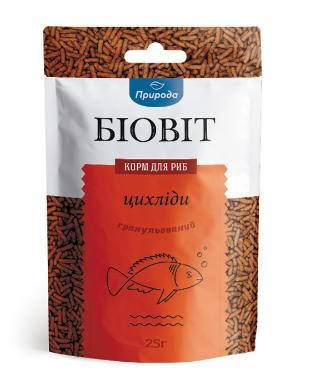 

Корм для аквариумных рыб Природа Биовит «Цихлиды» 25 гр