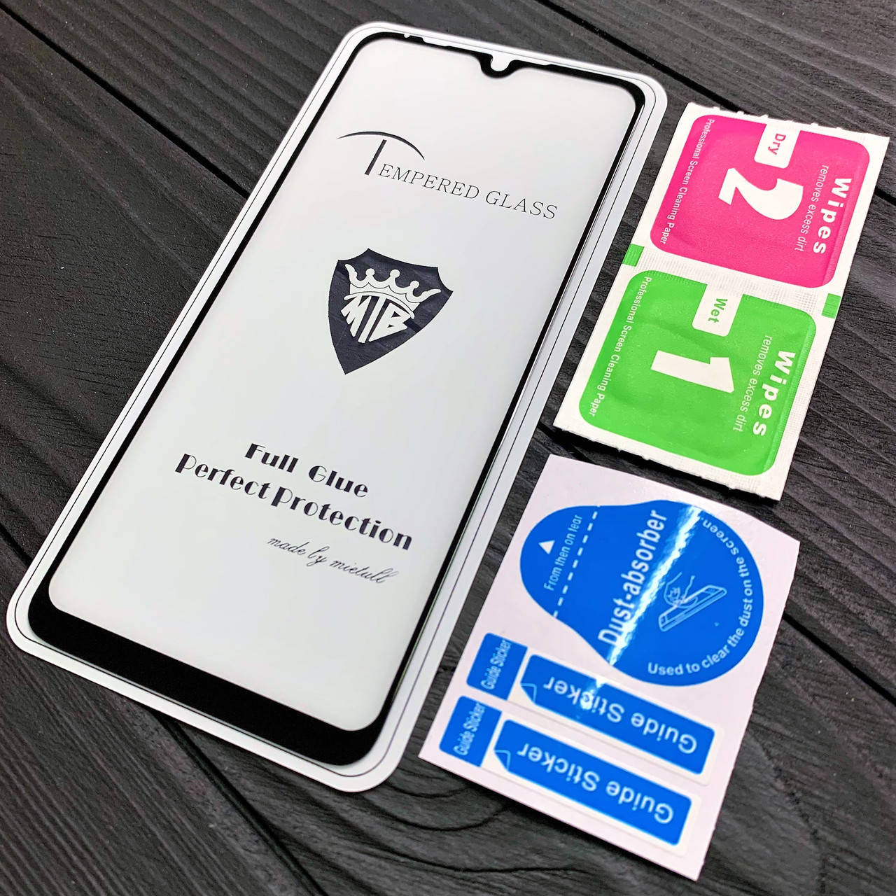 

Защитное стекло для Xiaomi Mi A3 FullGlue чёрное, Прозрачный