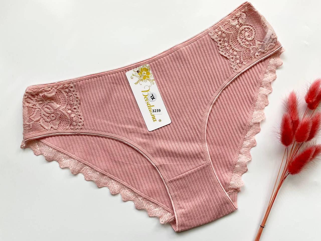 

Женские трусики Beisdanna, код 3239, Белый, Розовый 2XL