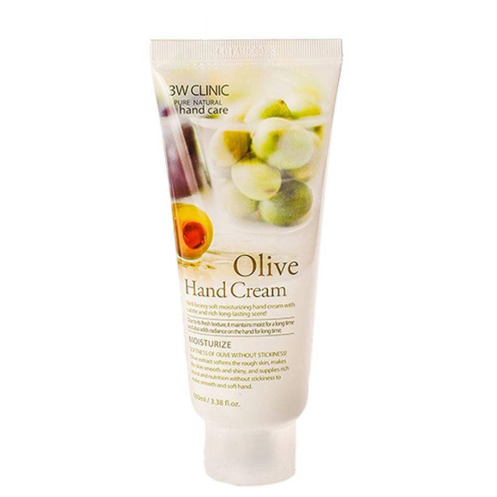 

Крем для рук с оливой "Мягкость и увлажнение" 3W Clinic Olive Hand Cream