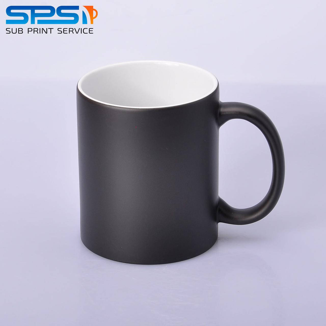 

Чашка для сублимации хамелеон МАТОВЫЙ (черный)