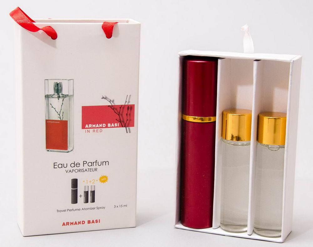 

Набор духов Travel Perfume Armand Basi in Red 3 в 1 15 мл