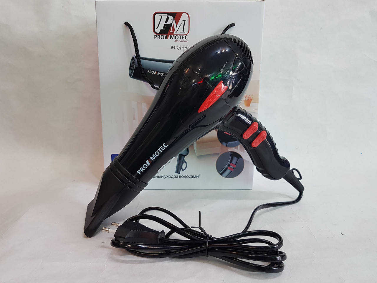 

Профессиональный фен для волос Promotec Pm-2308, 3000Вт