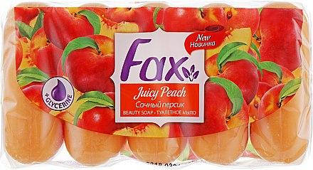 

Туалетное мило Fax Body Care "Сочный персик" 5*70грамм