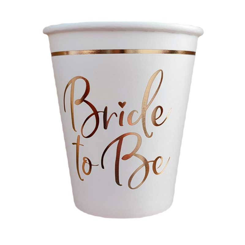 

Стаканчики Bride to be 8шт/уп F-080871