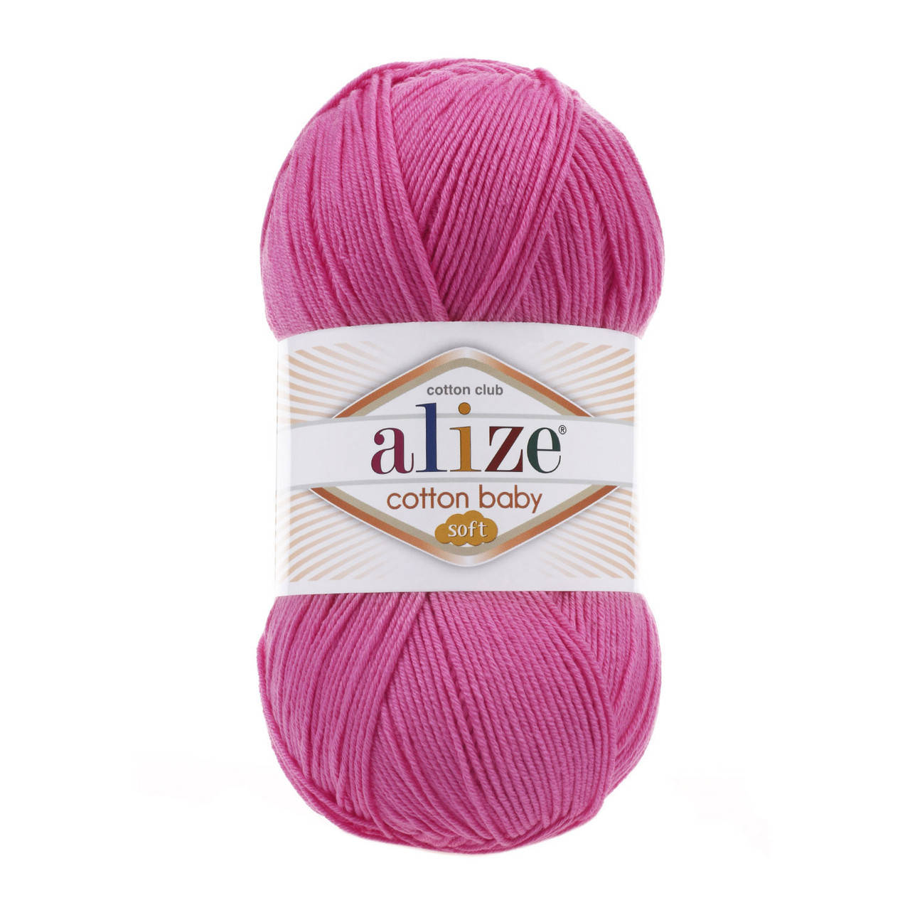 

Alize Cotton Baby Soft темно-розовый № 181