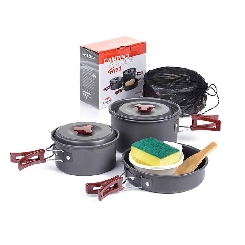 

Набір туристичного посуду Naturehike NH15T203-G, Серый