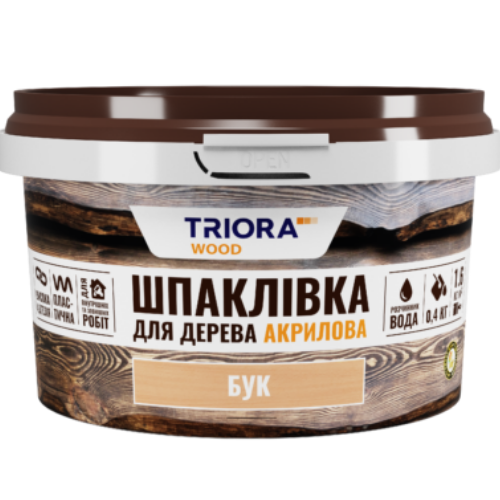 

Шпатлёвка для дерева "TRIORA" дуб 0,8 кг