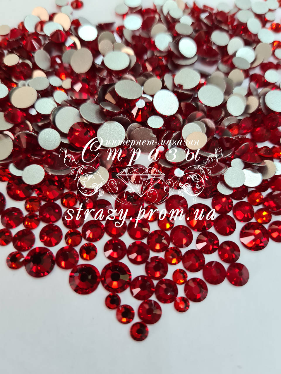 

Стразы Lt.Siam Микс размеров 1400шт (ss12,ss16,ss20,ss30) "Crystal Premium"