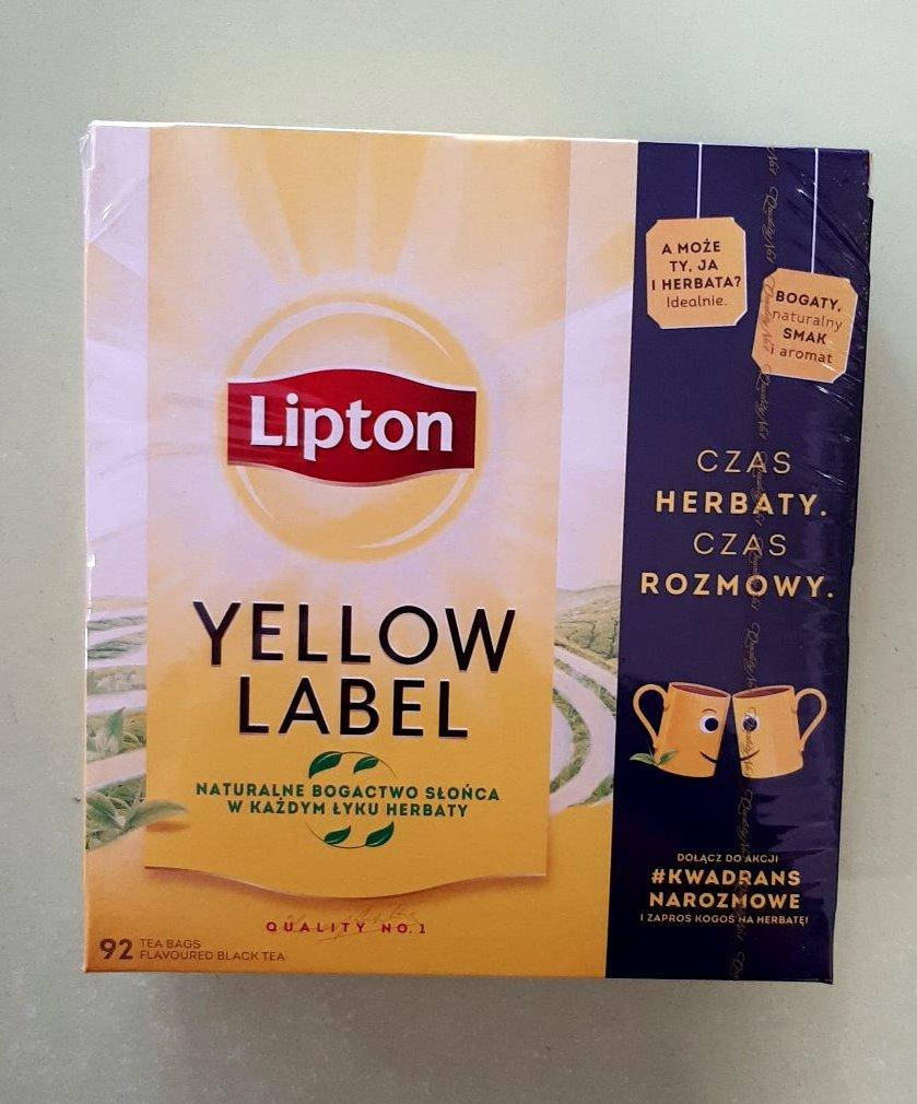 

Чай Lipton Yellow Label Tea 92 пакетика черный