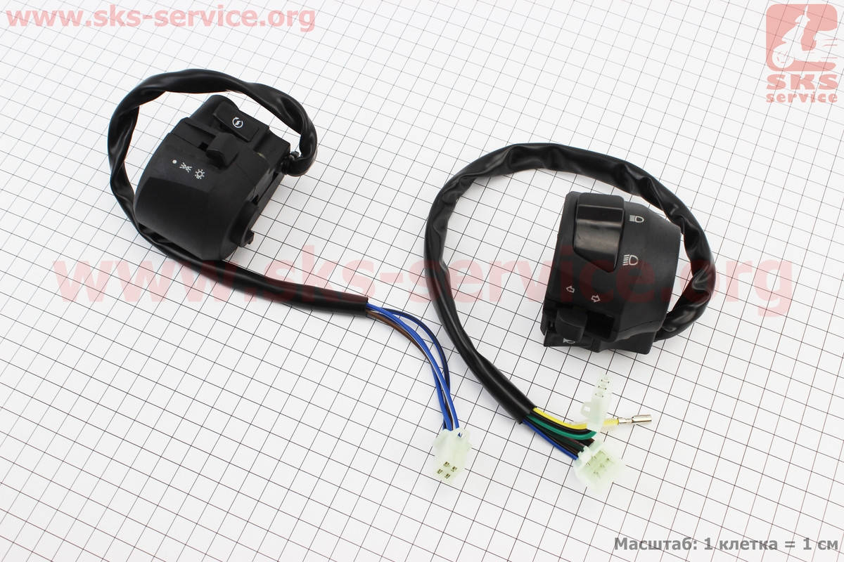 

Viper - V200R Блок кнопок на руле левый + правый