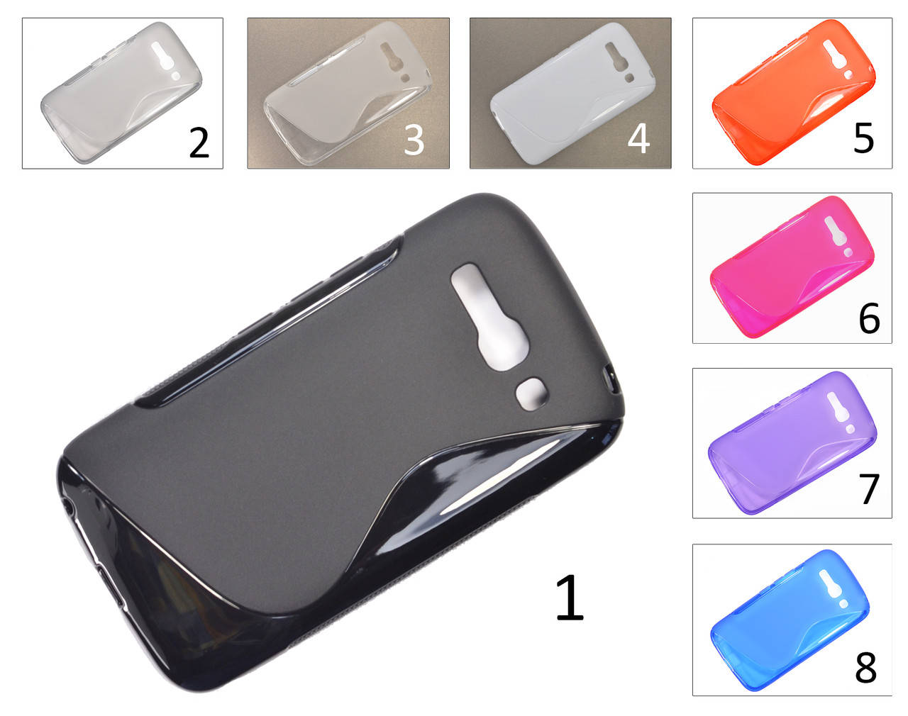 

Силиконовый чехол для Alcatel 7047D OneTouch POP C9