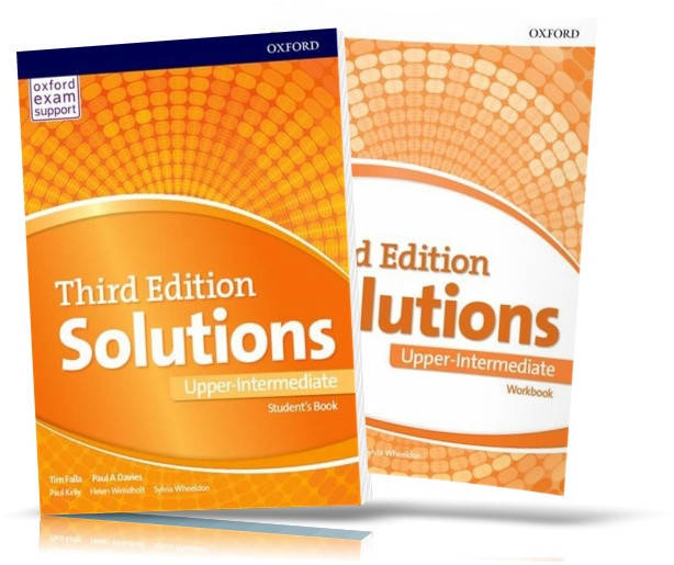 

Solutions Upper~Intermediate, Student's book + Workbook / Учебник + Тетрадь английского языка
