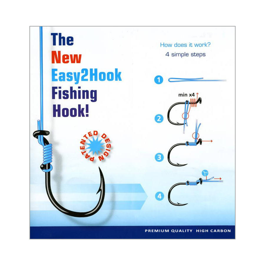 

Крючок Easy-2-Hook безузловой Perch №4 для лески до 0,25мм 20шт.
