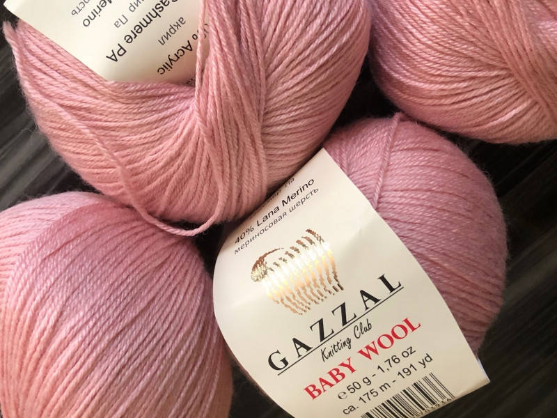 

Пряжа Baby wool gazzal-845