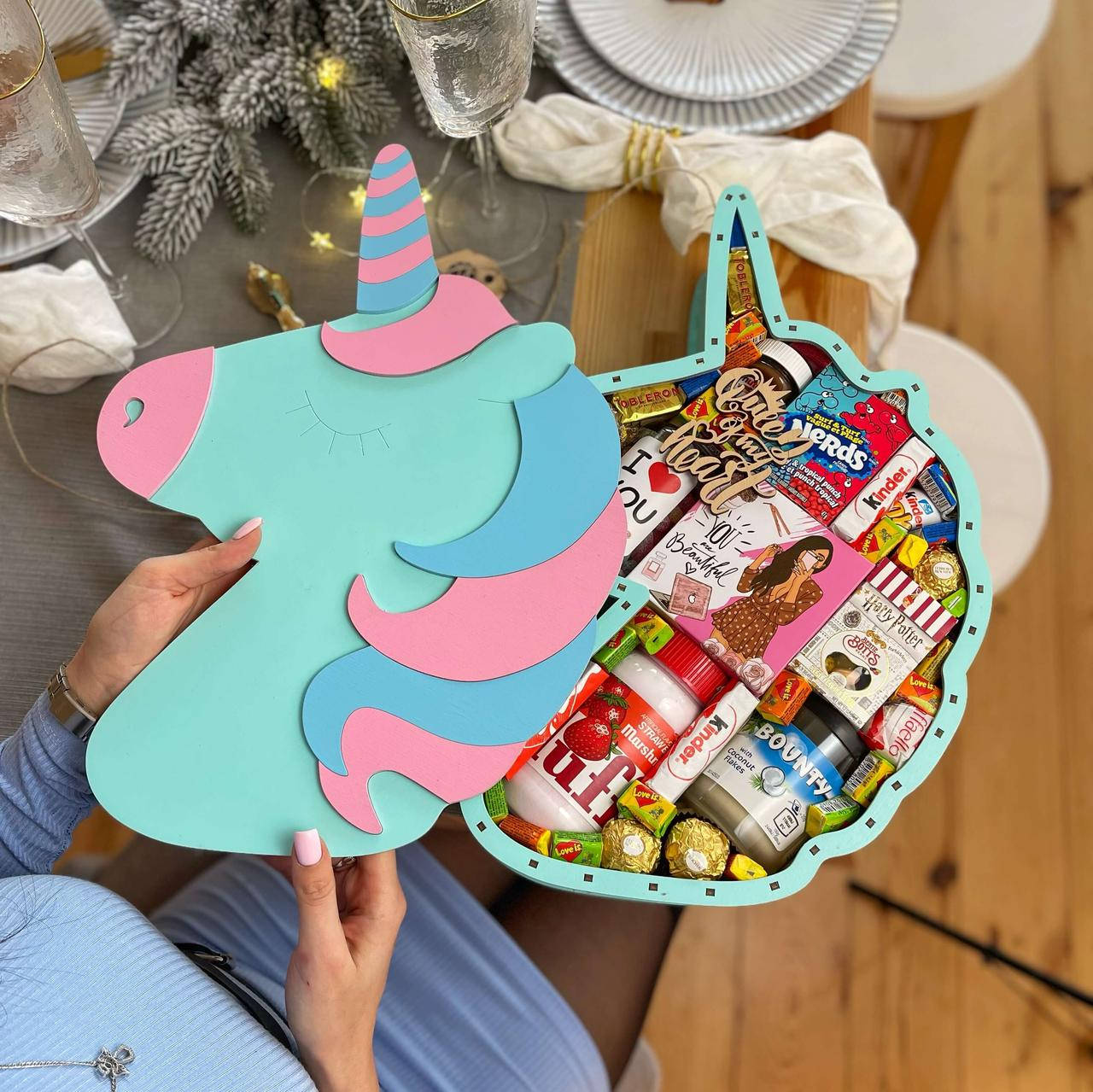 

Подарочный набор сладостей "Единорожек" любимой