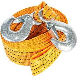 

Трос буксировочный, с метал. крючками 2,5т 4м сумка п-пропилен