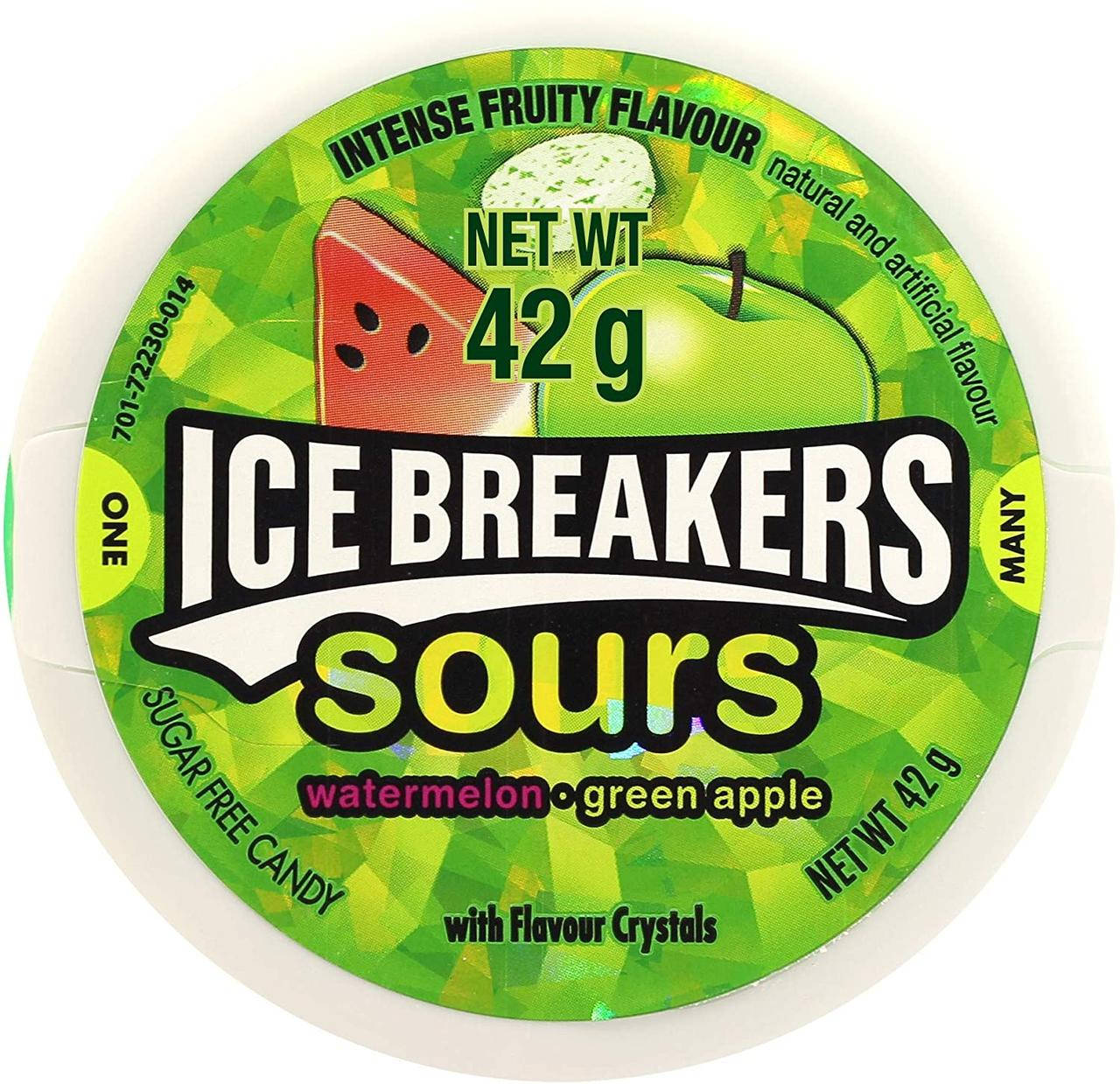 

Ice Breakers Sours Watermelon Green Apple 42 g