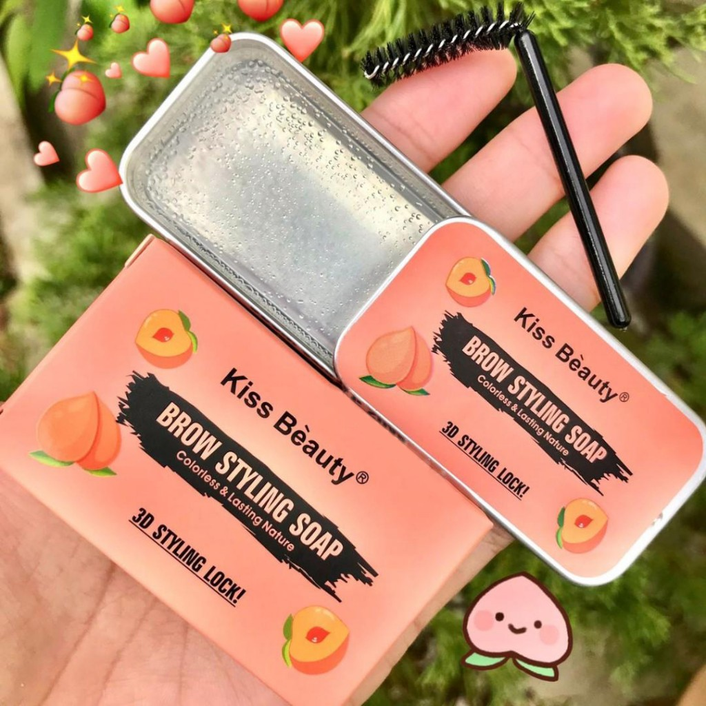 

ФИКСИРУЮЩЕЕ МЫЛО ДЛЯ УКЛАДКИ БРОВЕЙ KISS BEAUTY ПЕРСИК, 10 ГР.