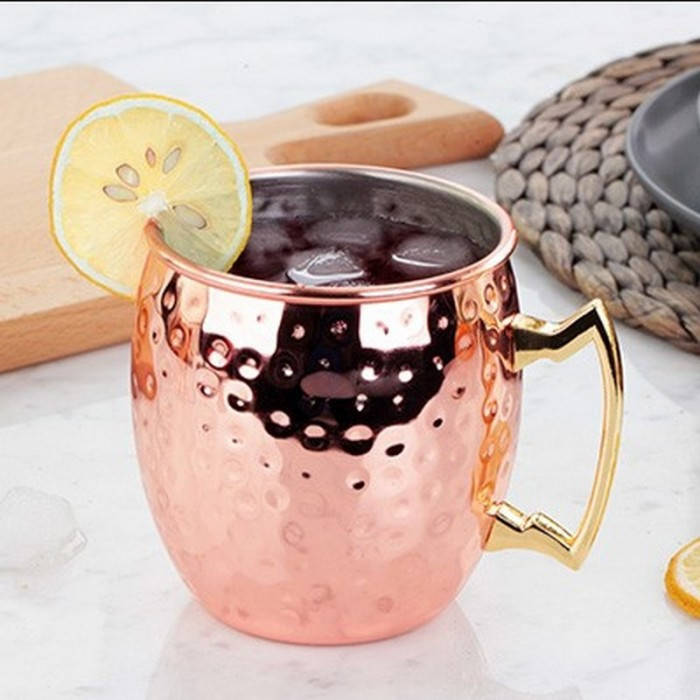 

Металлическая барная кружка "Moscow Mule" 550 мл