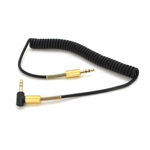 

Кабель VEGGIEG AWS-2 AUX Audio DC3.5 папа-папа 1.0м, GOLD Stereo Jack, (круглый) Black cable, Пакет, Черный