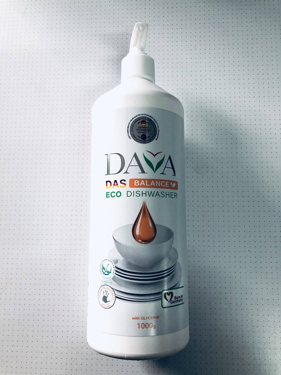 

Экологическое средство для мытья посуды Dava Balance c глицерином (с дозатором), 1000 мл