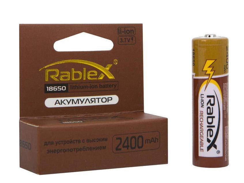 

Аккумулятор RABLEX Li-ion 18650 2400mAh