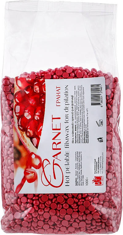 

Віск плівковий в гранулах Гранат 1000 г Bella Donna