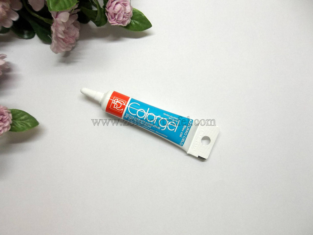 

Краситель гелевый "Голубой (Azzurro Cielo)" 20 г ТМ "Modecor"