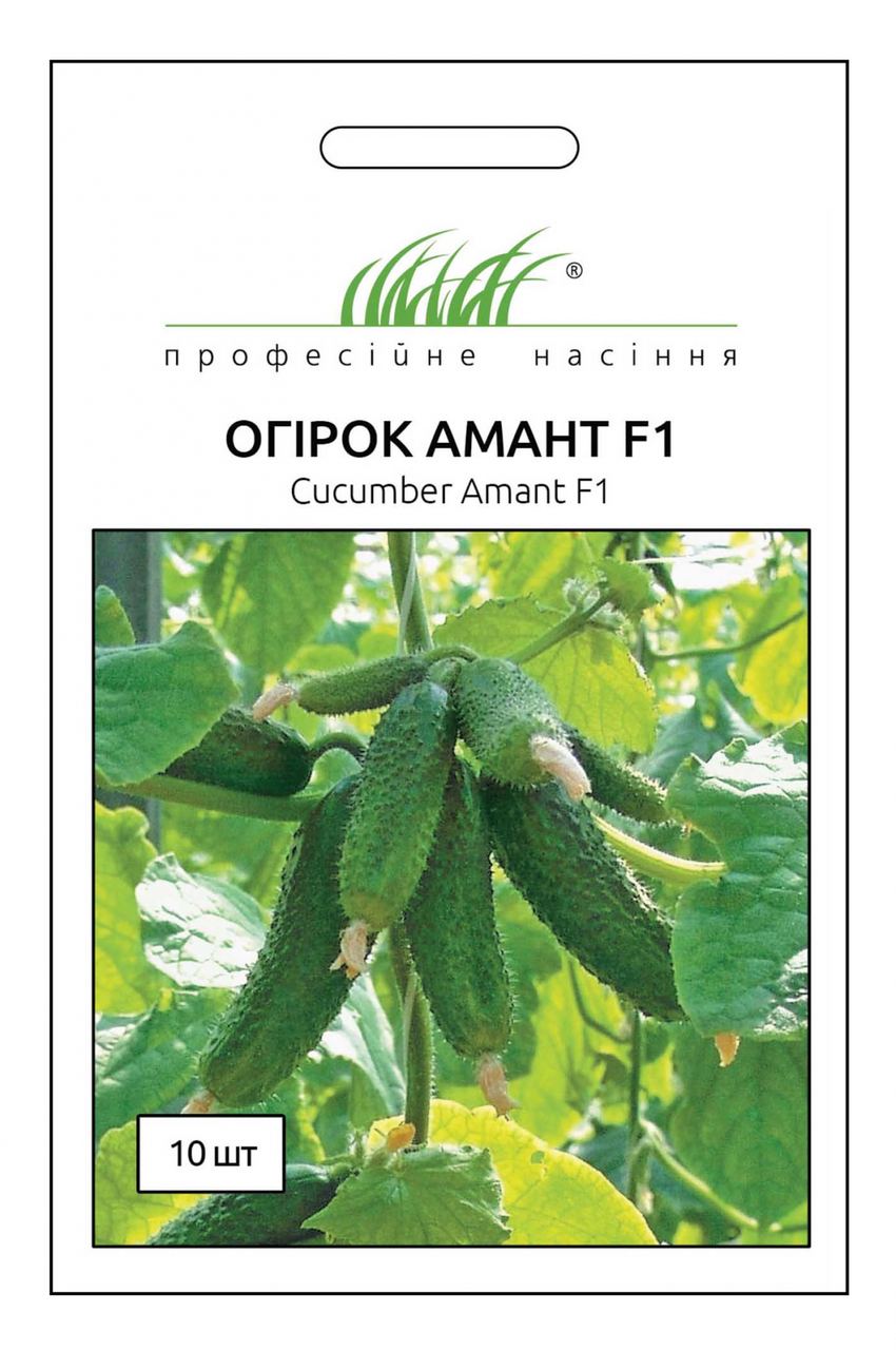 

Профсемена. Семена огурец Амант F1 самоопыляемый F1, (Фасовка - 10 шт)